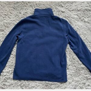 Limited Edition Chubbies Beach Club Unisex Blue 1/4 Zip Fleece Pullover Size M